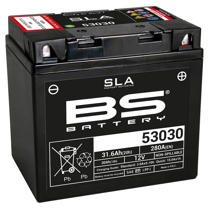 Moto Guzzi Sp 1000 [BS BATTERY] - SLA Wartungsfreie Batterie Werkseitig aktiviert - 53030