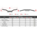 Ktm 640 Egs [SCAR] - ohjaustanko musta/tyyny sininen