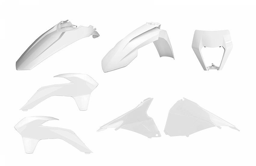 KTM 300 EXC SIX Days [2014-2016] – Enduro Restyling Plastic Kit White KTM EXC