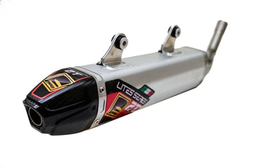 Beta RR 250 2 T Racing [2020-2021] - Carby Schalldämpfer Aluminium/Karbon Endkappe