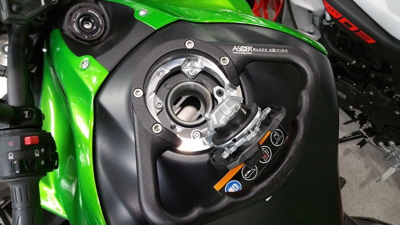 Kawasaki Z H2 [A-SIDER] - Black Edition Tank Griff 4 Schrauben schwarz Kawasaki