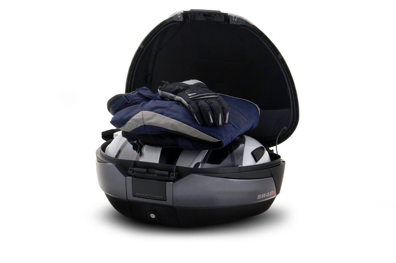 Honda Z 125 [SHAD] - SH48 DG Top Case + Rückenlehne Dunkelgrau