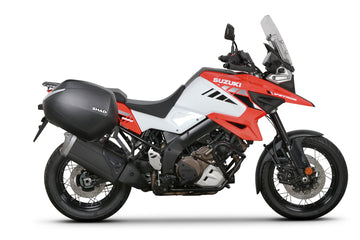 Suzuki V Strom [SHAD] - 3P-kiinnitysjärjestelmä (sivulla) - Suzuki