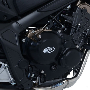 Honda CBR 650 R ABS RH01 [2021-2023] - Race-sarjan vasen moottorikotelon suoja - musta Honda CB650R/CBR650R