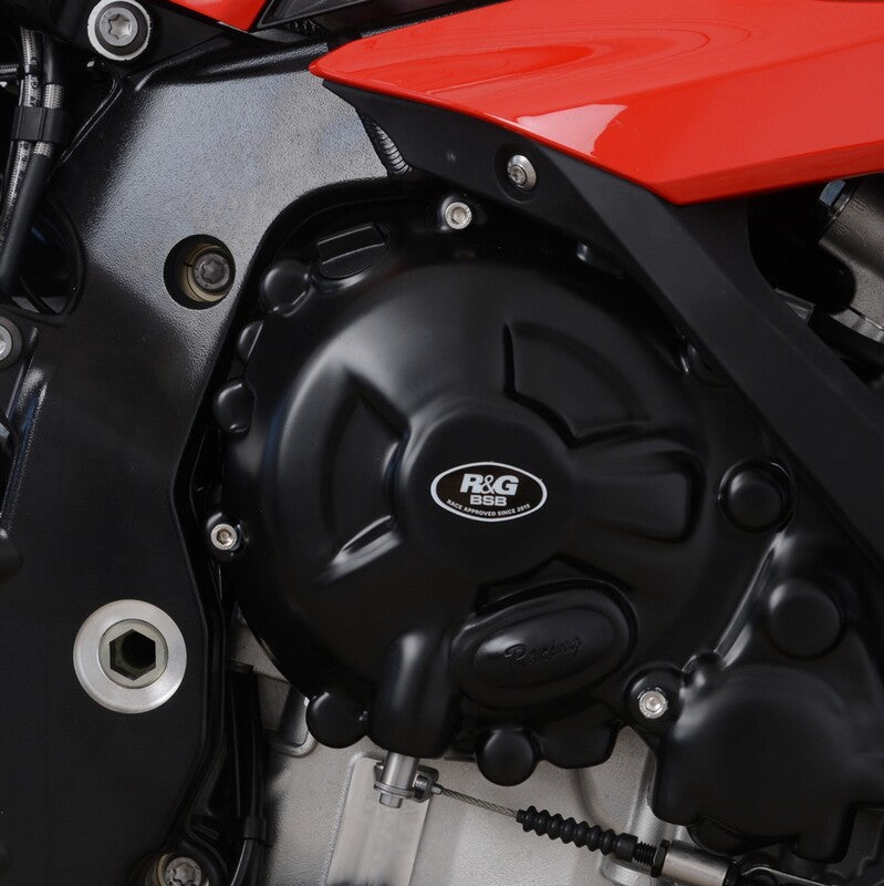 Bmw S 1000 RR ABS 0E21 [2019-2022] - Race Series Motorgehäusedeckelschutz-Set - Schwarz BMW S1000RR/R M Sport