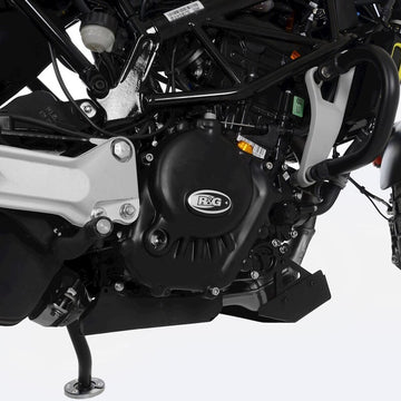 Husqvarna SVARTPILEN 125 [2021-2023] - Race-sarjan oikean kampikammion kannen suoja (kytkin) - musta Husqvarna Svartpilen 125