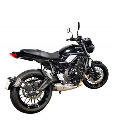 Kawasaki Z 650 [PÄÄSUUNNITTELU] - Pyörillä varustettu rekisterikilven pidike - Musta Kawasaki Z650RS