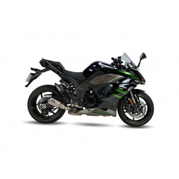Kawasaki Ninja 1000 [IXIL] - RC-äänenvaimennin ruostumaton teräs / päätykansi hiili - CK7294RC