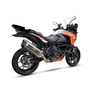 Ktm 1290 Super Adventure S [IXIL] - MXT Endtopf Edelstahl / Endkappe schwarz - EM3089SS