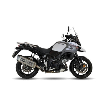 Suzuki V-Strom 1000 Abs [IXIL] - MXT-äänenvaimennin ruostumatonta terästä / päätykorkki musta - ES8084SS