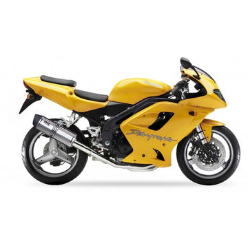 Triumph Speed ​​​​Triple [IXIL] - Hexoval-päätykansi ruostumatonta terästä / päätykansi ruostumatonta terästä musta - OT4081VSE