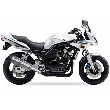 Yamaha 600 Fazer [IXIL] - Hexoval äänenvaimennin ruostumaton teräs / päätykansi ruostumaton teräs musta - OY9063VSE