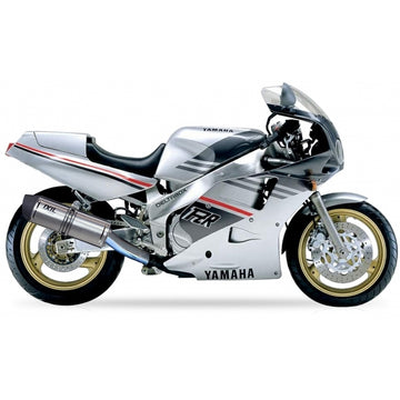 Yamaha Fzr 1000 Exup [IXIL] - Hexoval äänenvaimennin ruostumaton teräs / päätykansi ruostumaton teräs musta - OY9081VSE