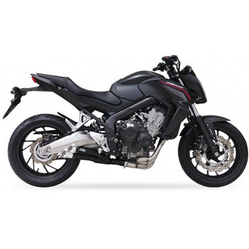 Honda Cb 650 R Neo Sports Cafe [IXIL] - Hyperlow täydellinen järjestelmä ruostumaton teräs musta / kiillotettu alumiini - XH6356XB - 0