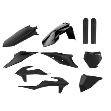 KTM 250 XC F [2019-2022] - Plastik-Kit Schwarz - KTM SX/SX-F