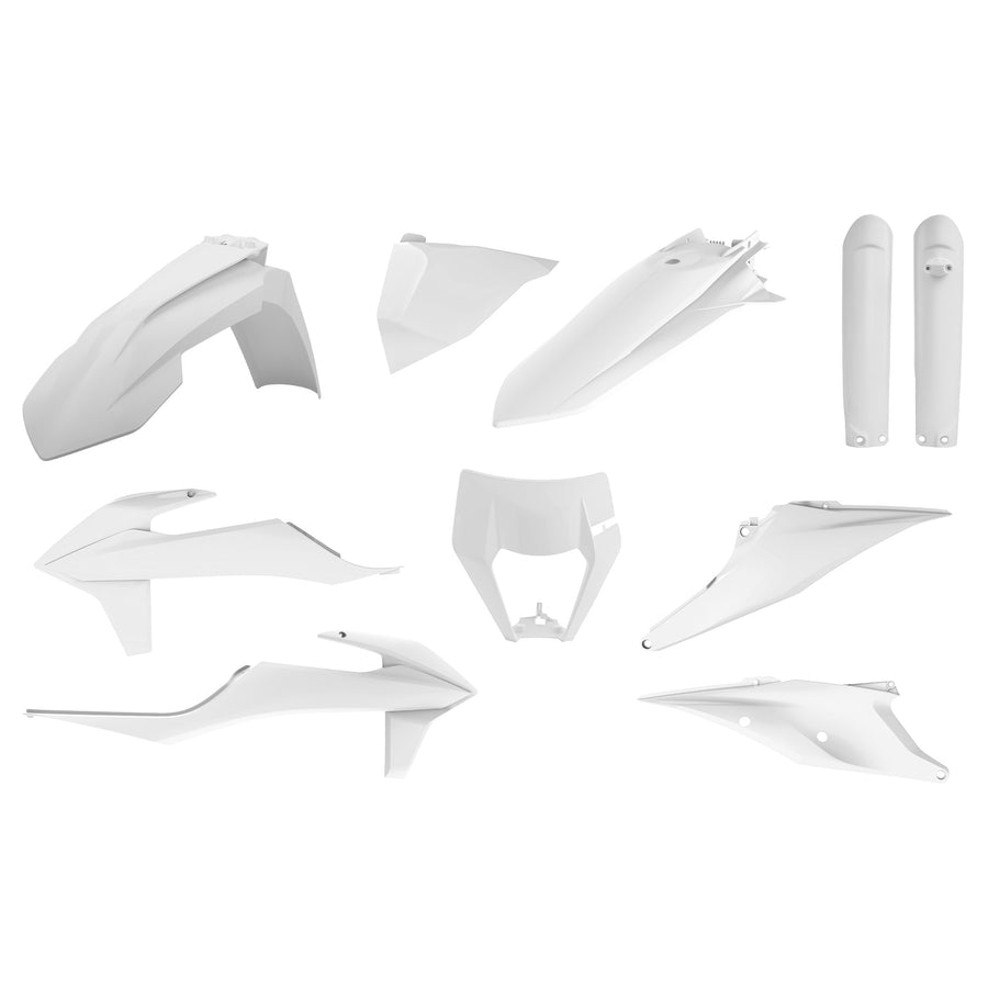 KTM 450 EXC-F SIX Days [2020-2023] - Plastik-Kit Weiss - KTM EXC/EXC-F