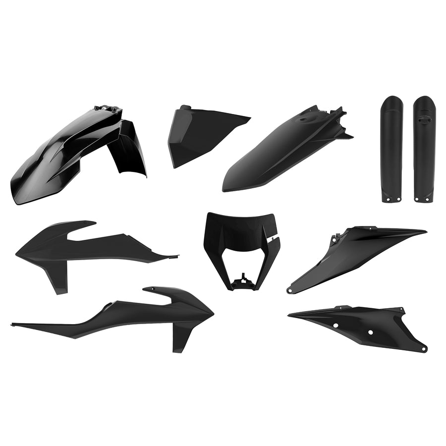 KTM 150 EXC TPI [2020-2023] - Plastic Kit Black - KTM EXC/EXC-F