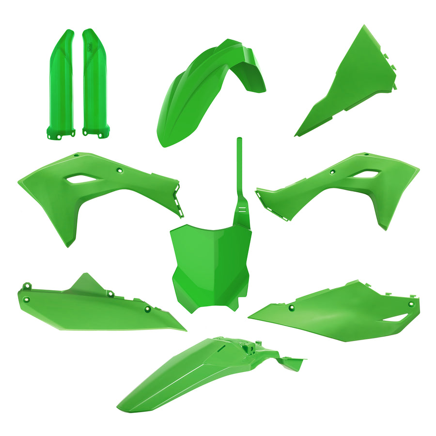 Kawasaki KX 250 X [2025-2026] - Plastic kit with fork protectors