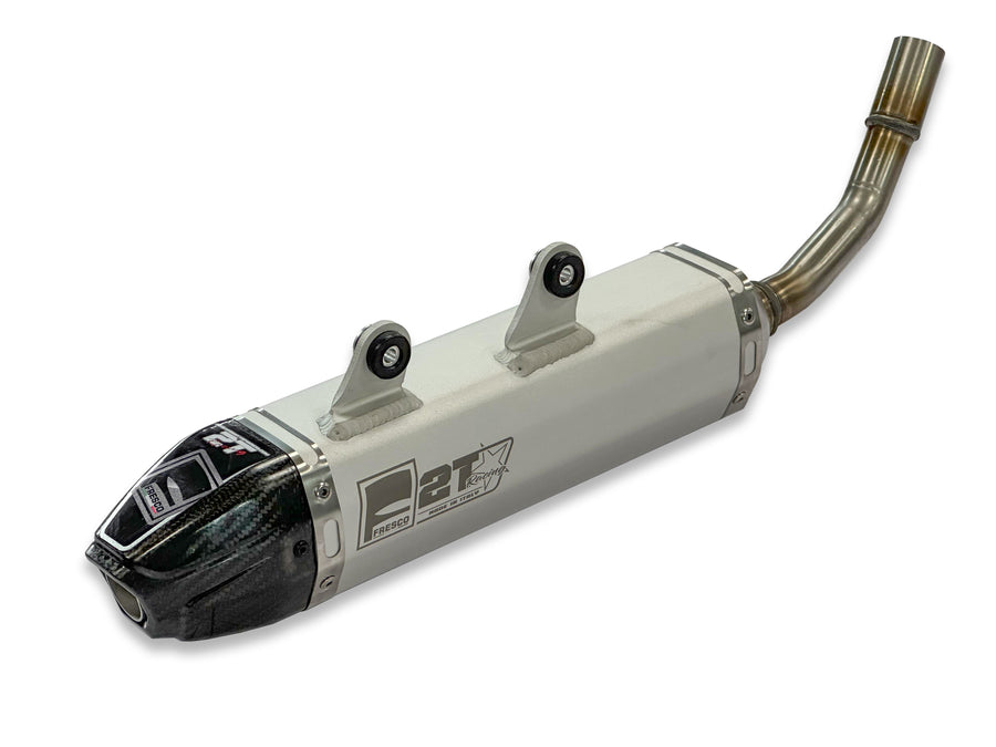 KTM 300 EXC TPI [2020-2023] - Carby silencer white aluminum/carbon end cap