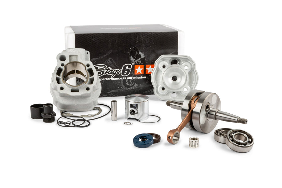 Generic Trigger SM 50 2T AM6 - Motorpack Zylinder Auspuff Big Racing 77ccm
