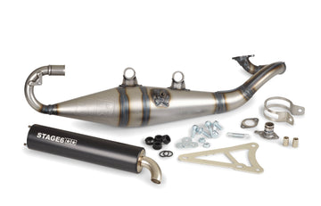 MBK Nitro Naked 50 2T LC [–2012] - Auspuff Pro Replica MK2 Schwarz