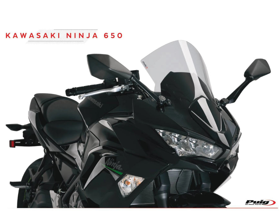 KAWASAKI ZX-10RR NINJA PERFORMANCE [2018] – R-Racer Scheibe – Schwarz