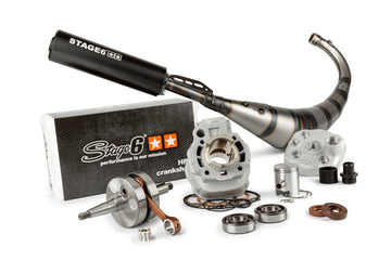 Beta RR Enduro 50 2T - sylinterisarja kampiakselin pakoputki Sport MK2