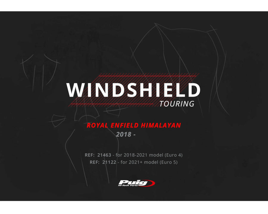 ROYAL ENFIELD HIMALAYAN 410 [2023] – Touring Screen – sävytetty