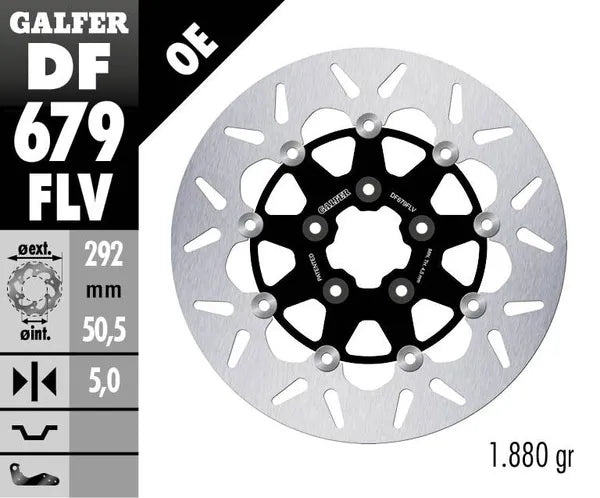 Harley-Davidson FLHTC 1340 Electra Glide Classic [1986, 1988-1989] - round floating brake disc - picture 4