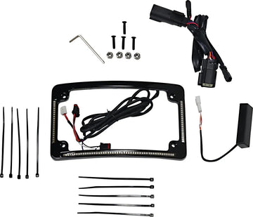 harley davidson flhr [CUSTOM DYNAMICS] – LED-säteen rekisterikilven runko