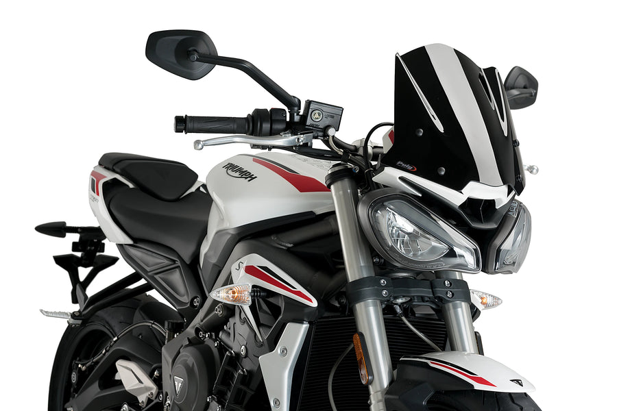 BMW F 900 R [2025] - New Generation Sport Windschild | Schwarz | PUIG 20432N
