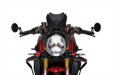 TRIUMPH BONNEVILLE T 120 BLACK [2025] - Uuden sukupolven urheilullinen tuulilasi | Voimakkaan sävyinen | PUIG 20680F