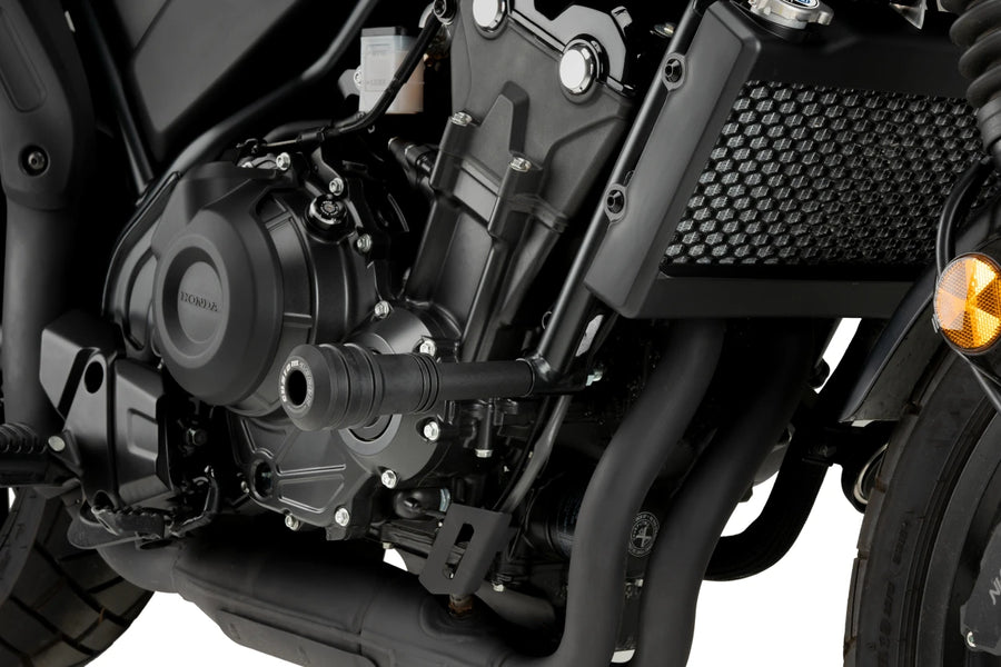 HONDA CMX 500 REBEL SE [2025] – Frame Crash Pads Vintage 2.0 – musta