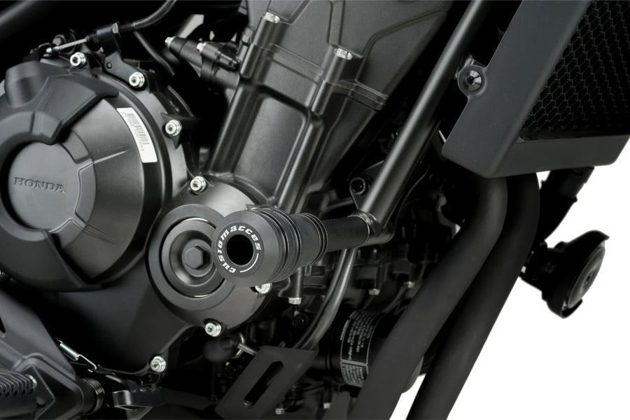 HONDA CMX 500 REBEL SE [2025] – Frame Crash Pads Vintage 2.0 – musta