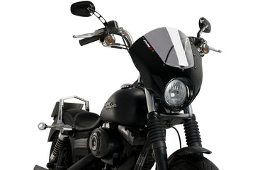 HARLEY-DAVIDSON DYNA STREET ROP FXDB-I [2006] - Dark Night Half Fairing | Sävytetty | PUIG 21095H