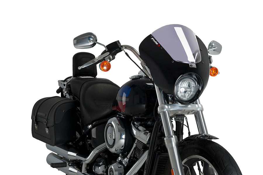 HARLEY-DAVIDSON SOFTAIL LOW RIDER FXLR [2020] - Dark Night lamp fairing | Tinted | PUIG 21096H