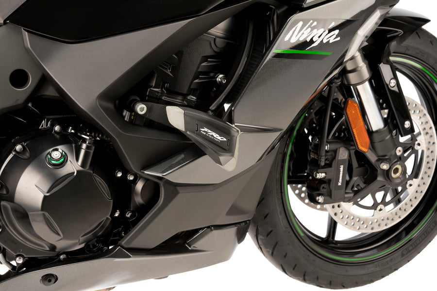 KAWASAKI NINJA 1100 SX SE [2025] – Crash Pads PRO 2.0 – musta