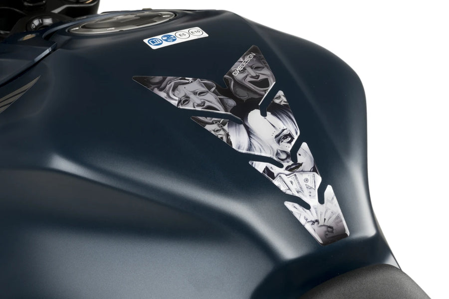 KTM RC 390 [2025] – Scary Tank Protector – Musta