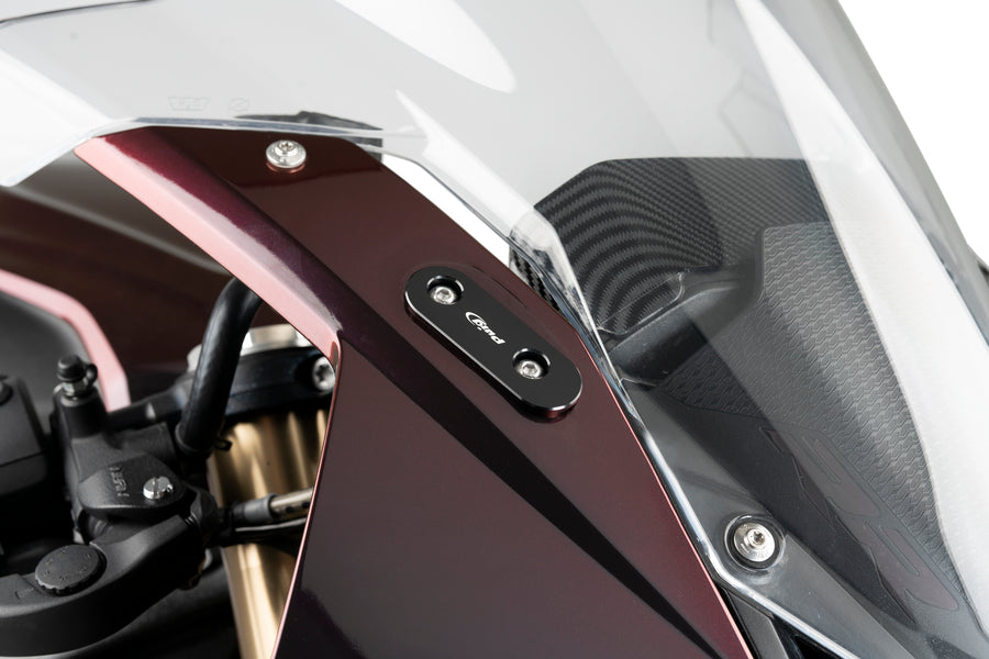 BMW S 1000 RR [2025] – Taustapeilien suojukset – Musta