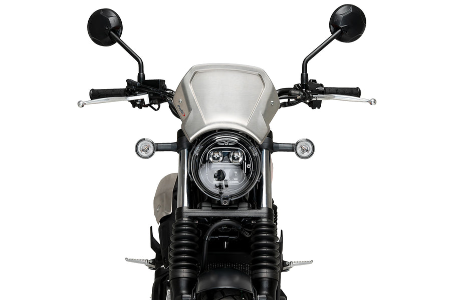 HONDA CL 500 [2025] - PUIG Aluminium-Frontplatte | Silber | PUIG 21636P