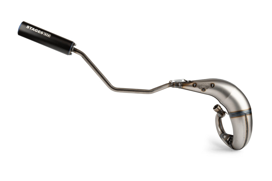 Beta RR Track 50 2T - Exhaust Streetrace High Mount CNC blue black