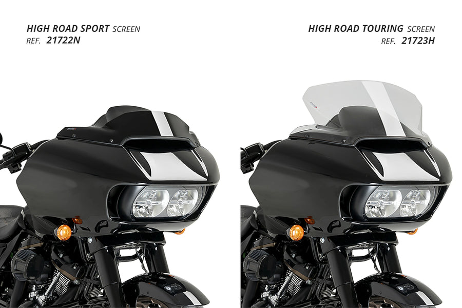 HARLEY DAVIDSON SOFTAIL LOW RIDER EL DIABLO FXRST [2022] - High-Road Touring Screen | Tyhjennä | PUIG 21723W