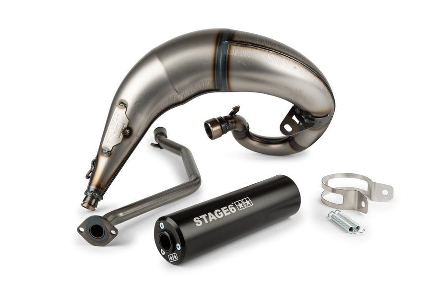 Beta RR-T SM 50 2T - Pakokaasu Streetrace High Mount CNC musta