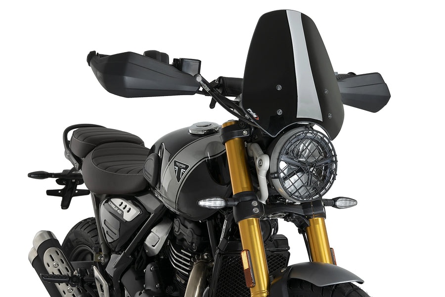 TRIUMPH SPEED 400 [2025] - PUIG New Generation Sport Windschild | Schwarz | PUIG 21933N