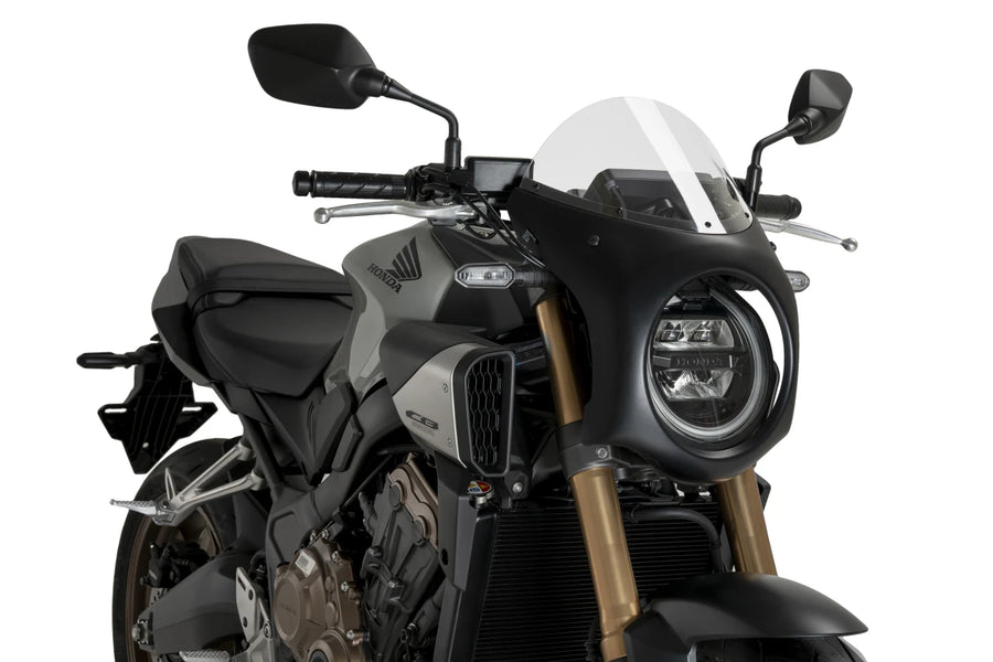 HONDA CB 650 R NEO SPORTS CAFE [2025] – Retro-Verkleidungscheibe – Schwarz