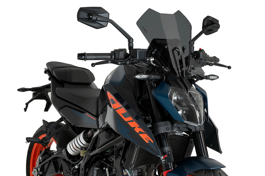 KTM 390 DUKE [2025] - PUIG New Generation Touring Windshield | Heavily toned | PUIG 21998F