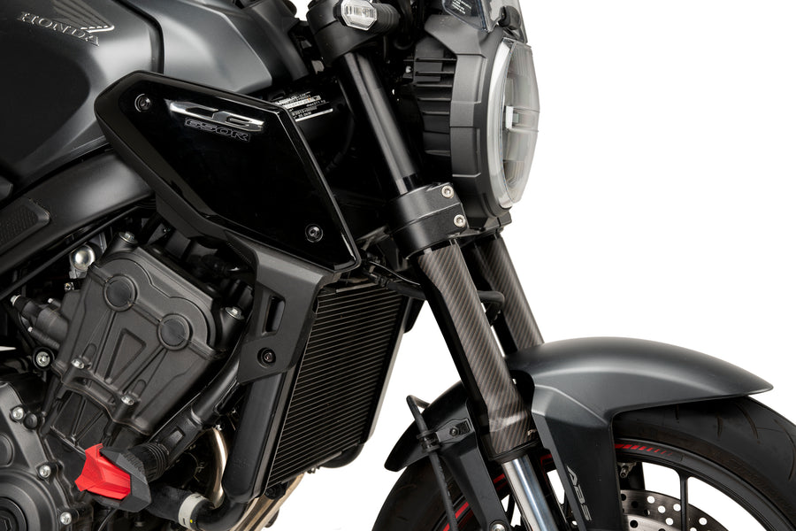KTM RC 390 [2025] – Haarukan suojasarjan tarra – Carbon look