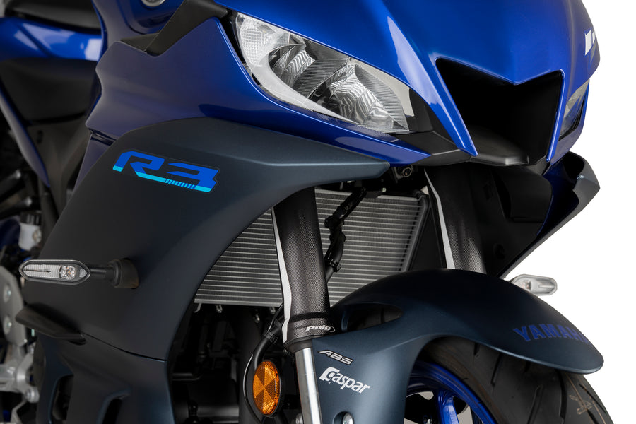 KTM RC 390 [2025] – Haarukan suojasarjan tarra – Carbon look