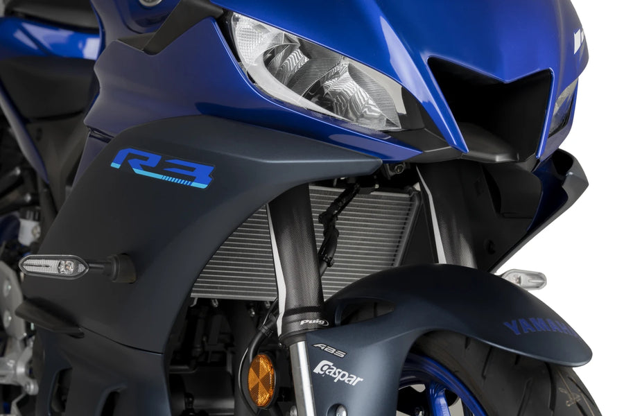 KTM RC 390 [2025] – Haarukan suojasarjan tarra – Carbon look