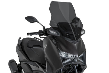 YAMAHA X-MAX 300 TECH MAX + [2025] - PUIG V-Tech Line Touring Windschutzscheibe | Stark getönt | PUIG 22544F